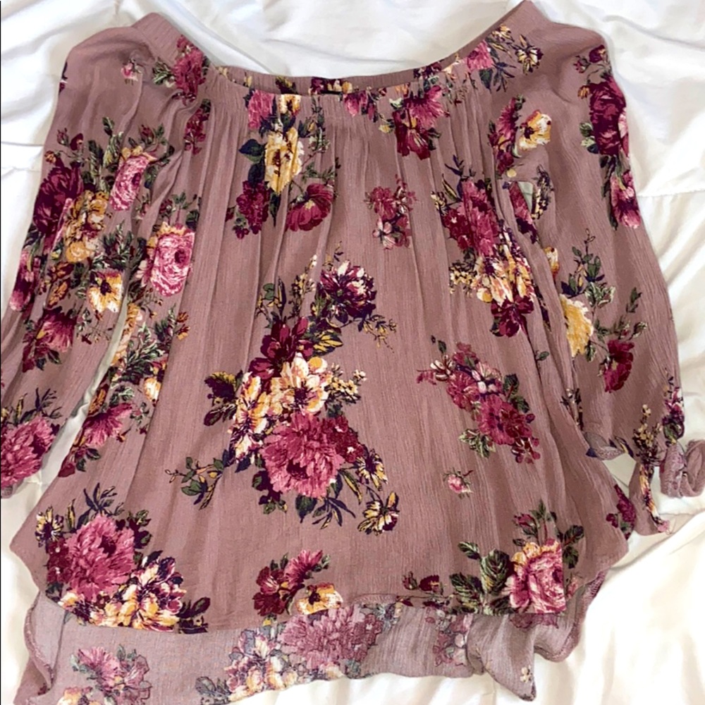 Windsor off the shoulder floral top